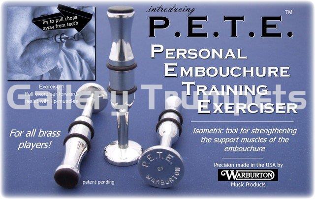 P.E.T.E. Personal Embouchre Training Exerciser - Para fortalecer los músculos de la embocadura
