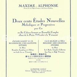 200 Etudes Nouvelles 2 Cahier - Alphonse, Maxime - Imagen 1