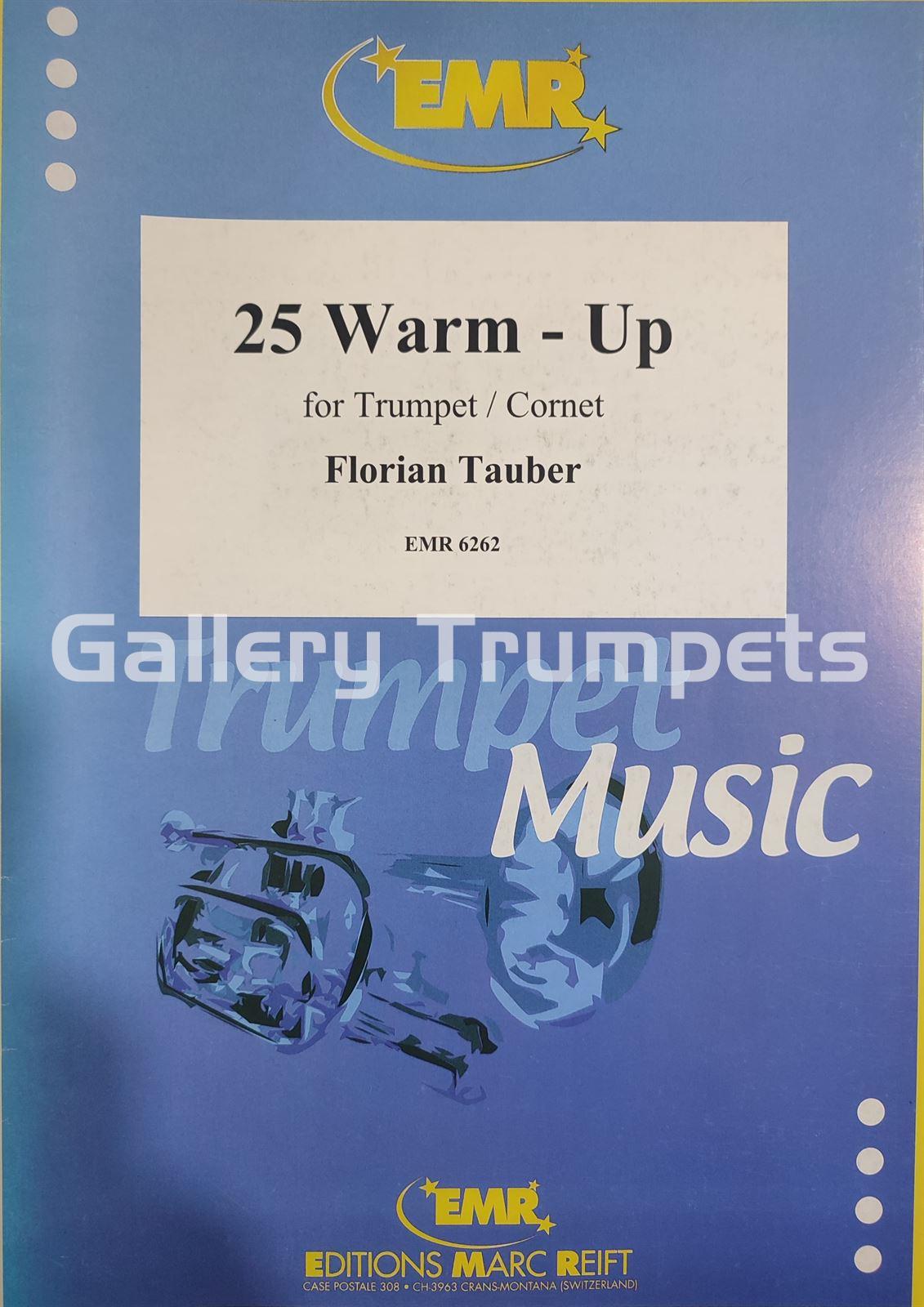 25 Warm - Up for Trumpet/Cornet - Tauber, Florian - Imagen 1