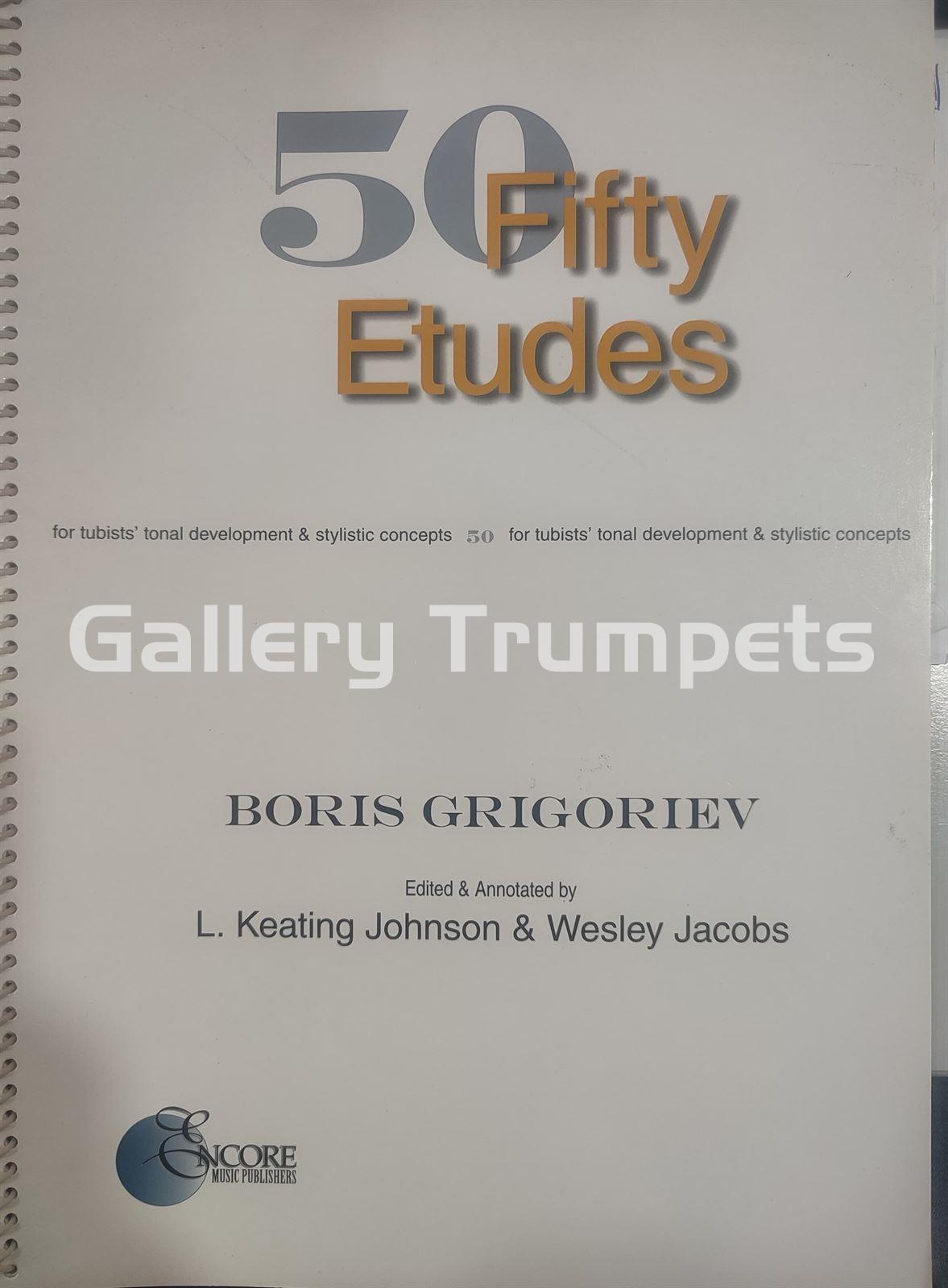 50 Studies for Tuba - Boris Grigoriev - Imagen 1