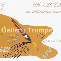 65 Dictados en Diferentes Tonalidades 1º G.M + CD - Gabriel Robles - Imagen 1