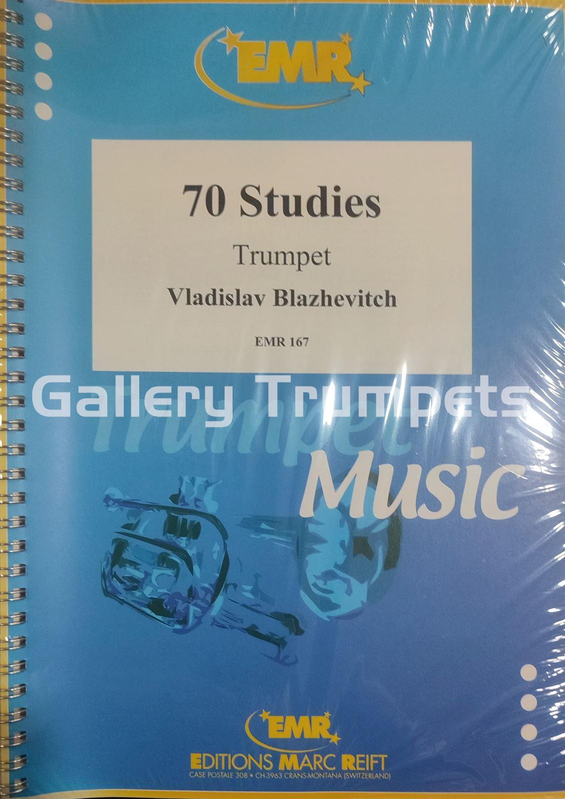 70 Studies Trumpet or Cornet - Blazhevich, Vladislav - Imagen 1