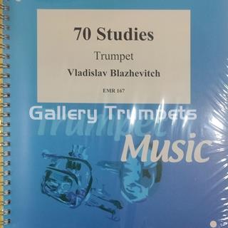 70 Studies Trumpet or Cornet - Blazhevich, Vladislav - Imagen 1