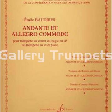 Andante et Allegro Commodo. Emile Baudrier - Imagen 1