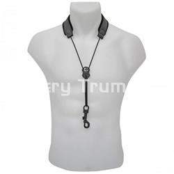 B.G. S-20SH Cordón Saxo Cuero Acolchado Mosquetón Plástico - Imagen 1