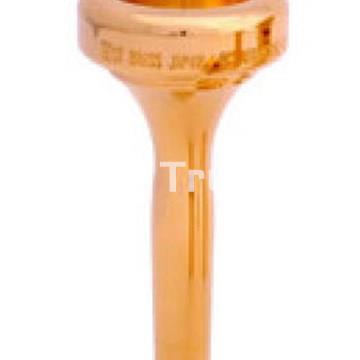 Best Brass 5C - Boquilla de Trombón / Bombardino Tubería Ancha - Oro - Imagen 1