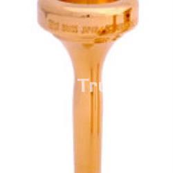 Best Brass 6C - Boquilla de Trombón / Bombardino Tubería Ancha - Oro - Imagen 1