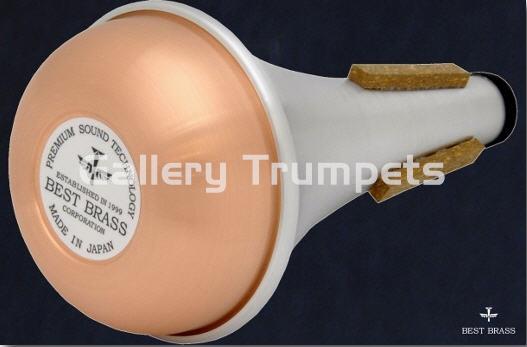 Best Brass Sordina Straight Aluminio con Base de Cobre Trompeta Piccolo - Imagen 1