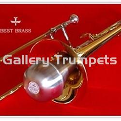 Best Brass Sordina Straight Aluminio Trombón Bajo - Imagen 1