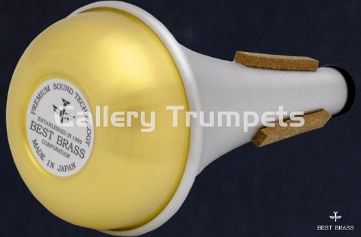 Best Brass Sordina Trompeta Straight Aluminio con Base Latón-Bronce - Imagen 1