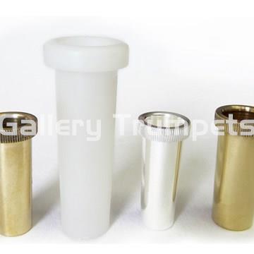 Bruno Tilz 915 Adaptador boquilla Fliscorno Cono Pequeño (Tipo Bach) a cono Americano (Tipo Stándard: Yamaha, Getzen, Callet, Co - Imagen 1