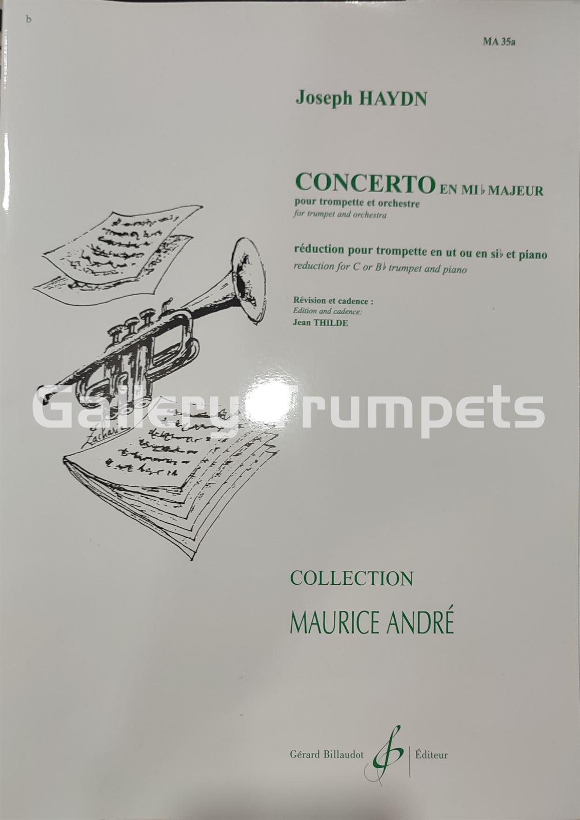 Concerto en Mib Majeur /Red. Pno - Haydn, Joseh (Partitura Trompeta Bb y C) - Imagen 1