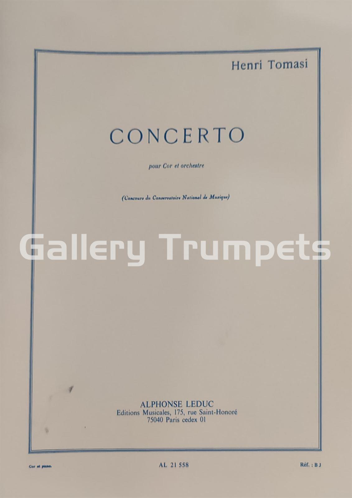 Concerto pour Cor et Orchestre/Red. Pno. - Tomasi, Henri - Imagen 1