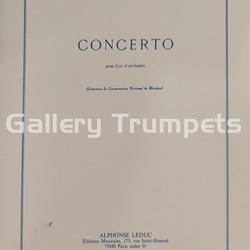 Concerto pour Cor et Orchestre/Red. Pno. - Tomasi, Henri - Imagen 1