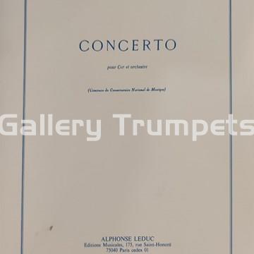Concerto pour Cor et Orchestre/Red. Pno. - Tomasi, Henri - Imagen 1