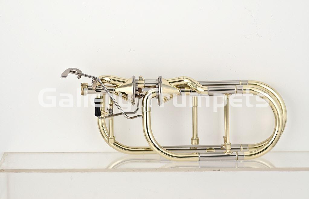 Edwards B454-E Trombón Bajo Transpositores Axial Flow Open Wrap Campana Gold Brass - Imagen 1