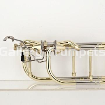 Edwards B454-E Trombón Bajo Transpositores Axial Flow Open Wrap Campana Gold Brass - Imagen 1