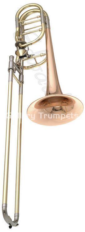 Edwards B454-E Trombón Bajo Transpositores Axial Flow Open Wrap Campana Gold Brass - Imagen 2