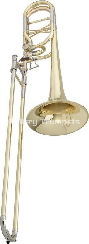 Edwards B454CR-E Trombón Bajo Transpositores Edwards Tradicional Open Wrap Campana Gold Brass - Imagen 1