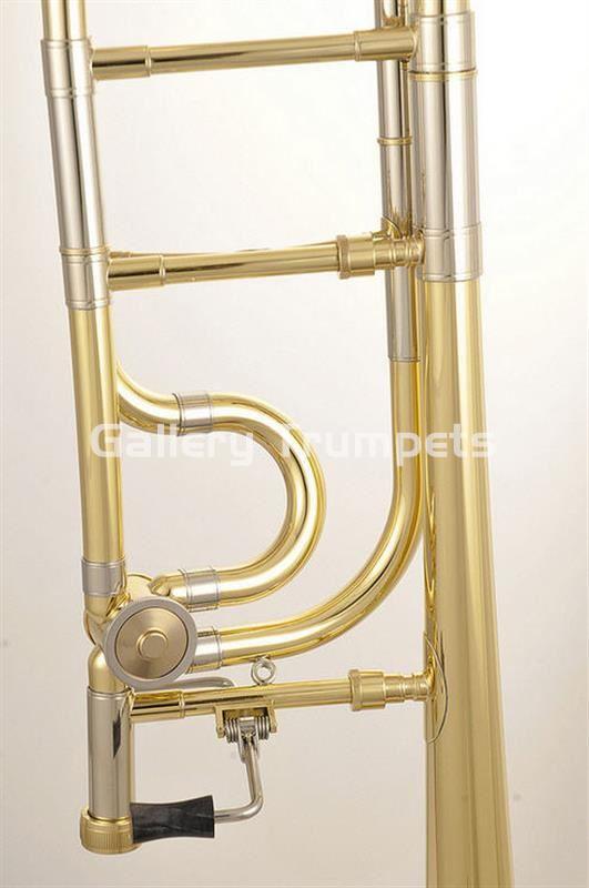 Edwards T-350CR-E Trombón Tenor Tubería Ancha con Transpositor Open Wrap y Puente Armónico Simple, Campana Yellow Brass - Imagen 1