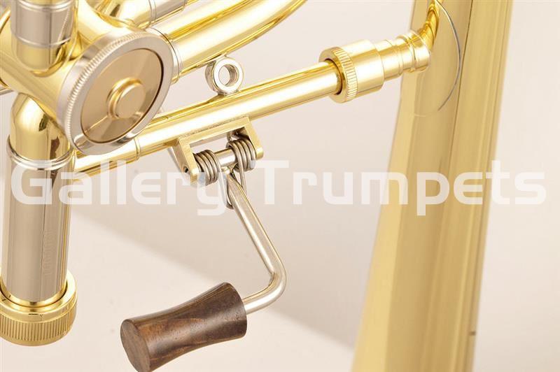 Edwards T-350CR-E Trombón Tenor Tubería Ancha con Transpositor Open Wrap y Puente Armónico Simple, Campana Yellow Brass - Imagen 2