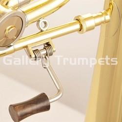 Edwards T-350CR-E Trombón Tenor Tubería Ancha con Transpositor Open Wrap y Puente Armónico Simple, Campana Yellow Brass - Imagen 2