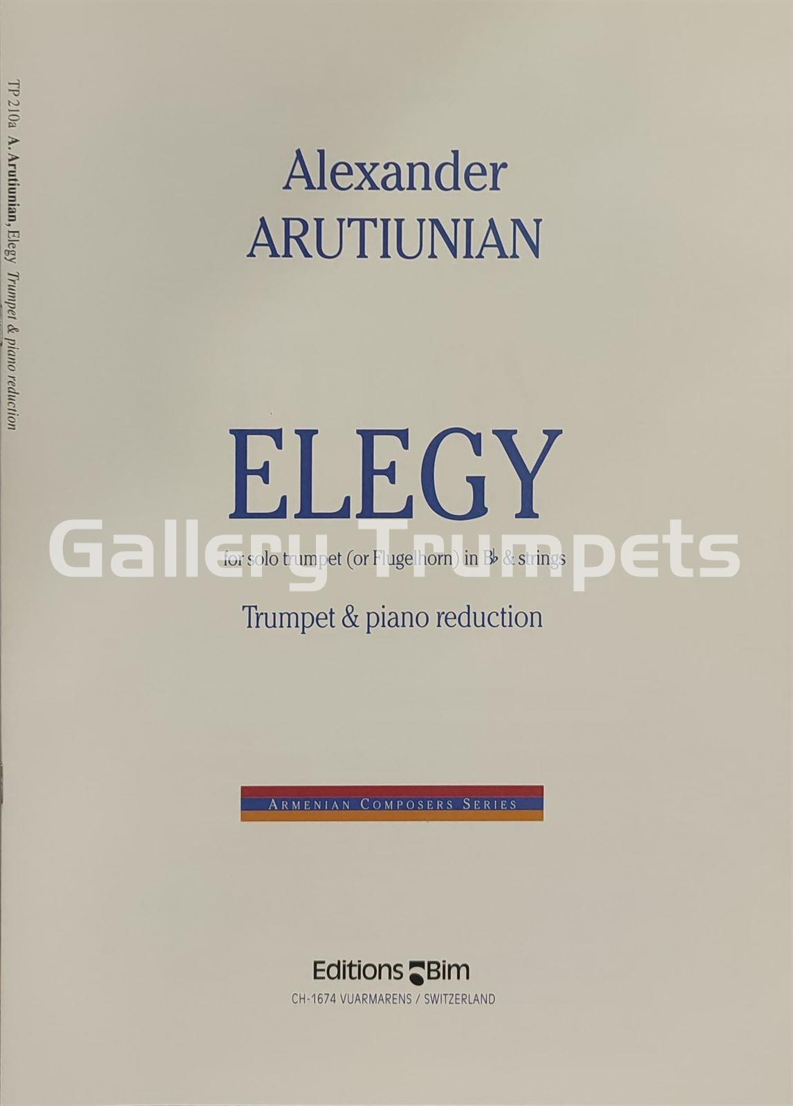 Elegy/red. Piano - Arutunian, Alexander - Imagen 1