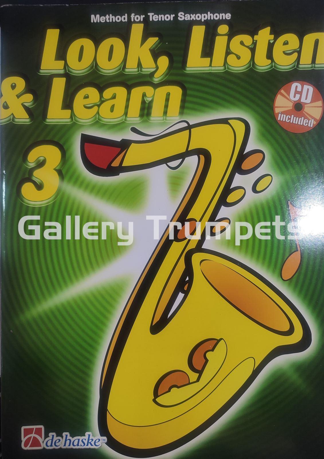 Escuchar, Leer y Tocar - Saxo Tenor 3 + CD - Imagen 1