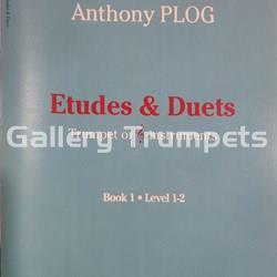 Etudes & Duets-Trumpet or intruments clave de sol. Book 1 - Anthony Plog - Imagen 1
