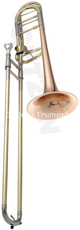 Getzen 3047AFR Trombón Tenor Bb/F Tubería Ancha Custom Series - Imagen 1