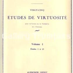 H. CHAVANNE 25 Estudios de virtuosidad para trompeta Vol. 1 - Imagen 1