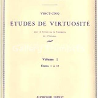 H. CHAVANNE 25 Estudios de virtuosidad para trompeta Vol. 1 - Imagen 1