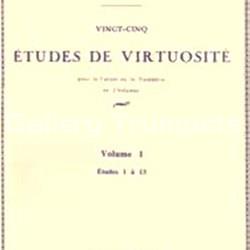 H. CHAVANNE 25 Estudios de virtuosidad para trompeta Vol. 2 - Imagen 1