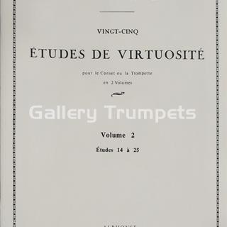 H. CHAVANNE 25 Estudios de virtuosidad para trompeta Vol. 2 - Imagen 1