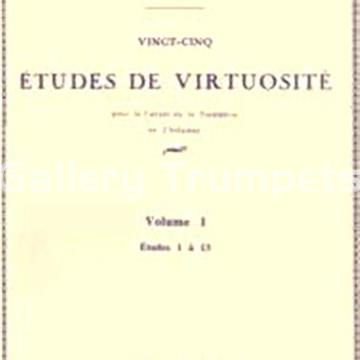 H. CHAVANNE 25 Estudios de virtuosidad para trompeta Vol. 2 - Imagen 1