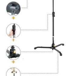 Hercules BS311B Atril Director Bandeja Plegable - Imagen 2