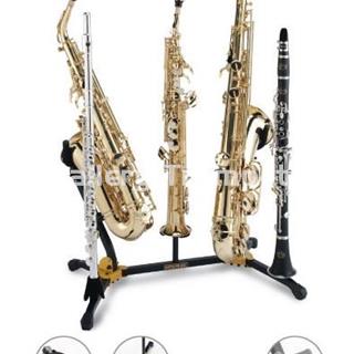 Hercules DS538B Soporte Saxo Alto + Saxo Tenor + Saxo Soprano + Clarinete + Flauta - Imagen 2