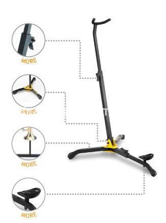 Hercules DS561B Soporte Clarinete Bajo/Fagot - Imagen 1