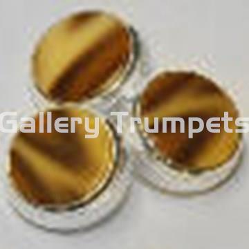 Juego nácares "Caramel Swirl" para Trompeta Bach - Oro 24 Kt. - Imagen 1