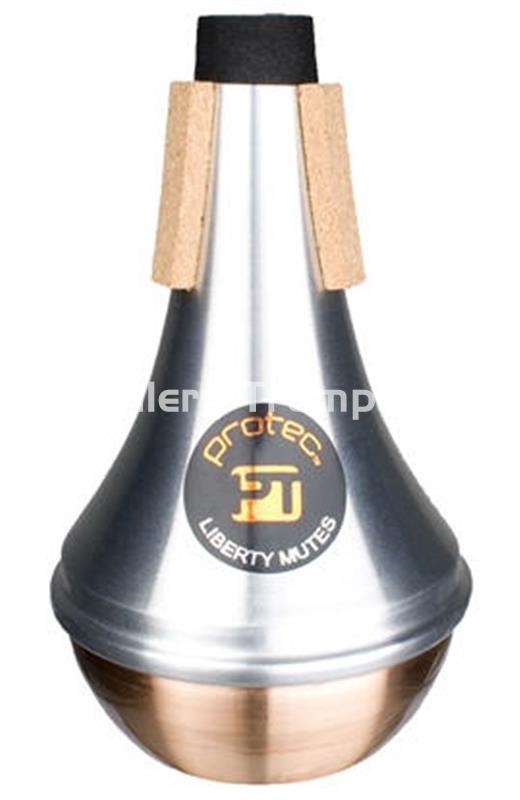 Liberty Sordina Straight Trompeta Aluminio Base Cobre - Imagen 1