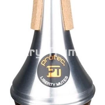 Liberty Sordina Straight Trompeta Aluminio Base Cobre - Imagen 1