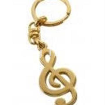 Llavero Clave de Sol Oro 18 Kt. - Imagen 1