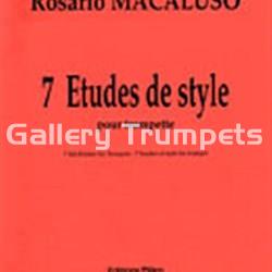 MACALUSO, Rosario - 7 Etudes de Style - Imagen 1