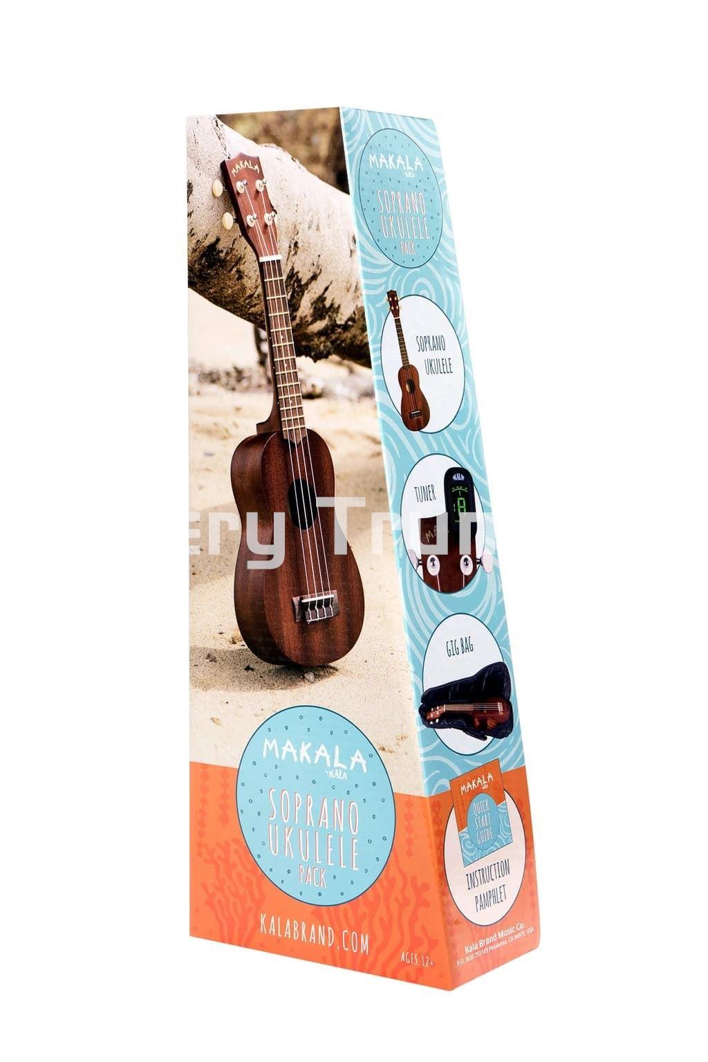 Makala Pack Ukelele Soprano: Cuerpo de Agathis, Diapasón y puente palisandro, Mástil de caoba, Acabado Satinado - Imagen 2