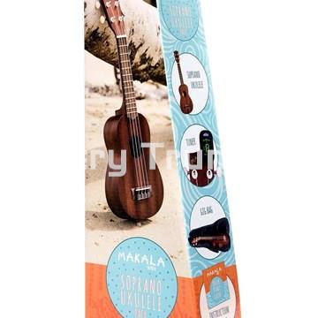Makala Pack Ukelele Soprano: Cuerpo de Agathis, Diapasón y puente palisandro, Mástil de caoba, Acabado Satinado - Imagen 2