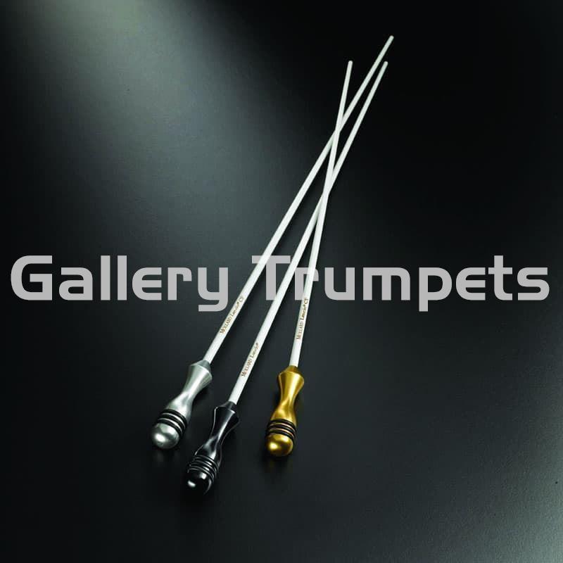 Mollard Batuta Fibra de Carbono Lancio, Empuñadura Aluminio Anodizado, Largo 35,5 cm. - Imagen 1