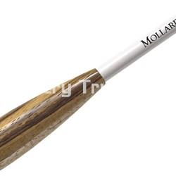 Mollard Batuta Fibra de Carbono Serie E, Empuñadura Zebrawood, Largo 40,5 cm. - Imagen 1