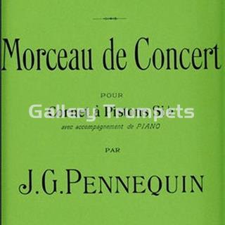 Morceau de Concert - Pennequin, J.G. - Imagen 1