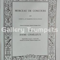 Morceau de Concours pour Cornet et Piano - Chailleux, André - Imagen 1