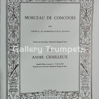 Morceau de Concours pour Cornet et Piano - Chailleux, André - Imagen 1